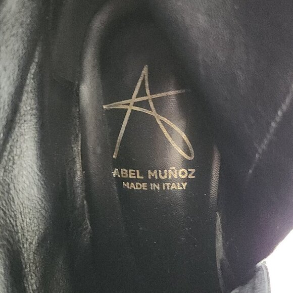 ABEL MUNOZ | lizard Leather Boots Purple Sz 37 - Picture 7 of 7